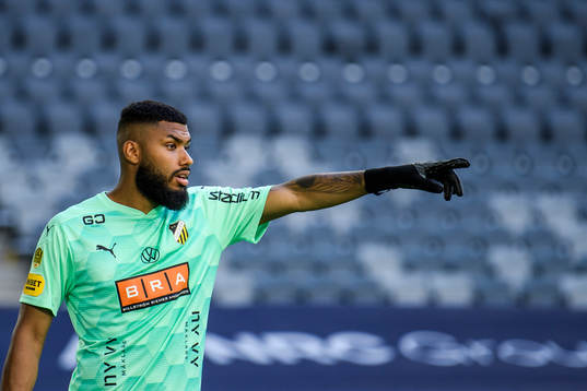 Häckens målvakt Jonathan Ursin Rasheed