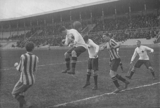 Fotboll, Djurgårdens IF - IFK Norrköping SM-match.