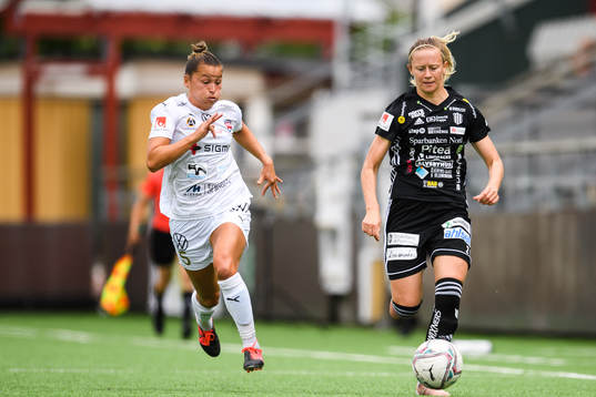 Rosengårds Alexandra Lowe Riley och Piteås Lena Blomkvist