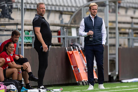 Rosengårds assisterande tränare Patrick Winqvist och