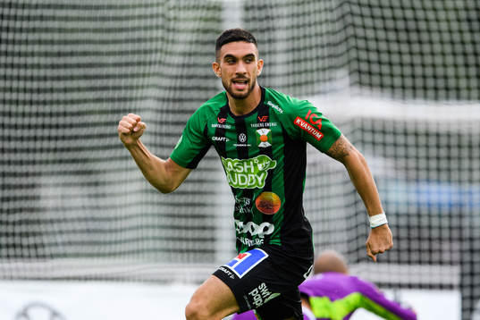Varbergs Daniel Krezic jublar