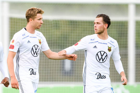 Östersunds Ludvig Fritzson jublar