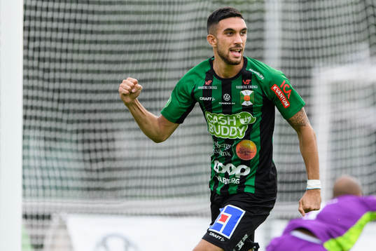 Varbergs Daniel Krezic jublar