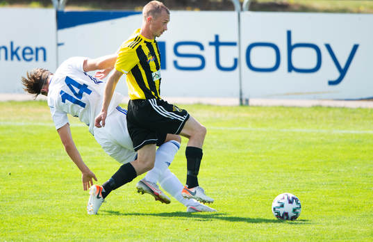 IFK Hässleholms Albin Nilsson i matchen mellan IFK