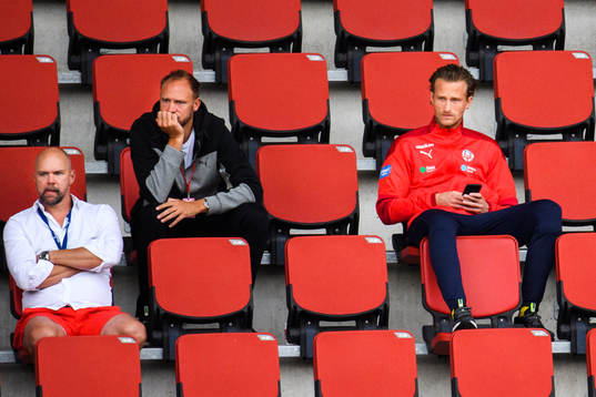 Helsingborgs Andreas Granqvist och målvakt Anders