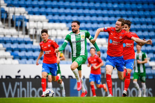 Hammarbys Abdul Khalili och Helsingborgs Rasmus Jönsson