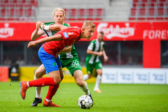 Hammarbys Gustav Ludwigson och Helsingborgs Jakob