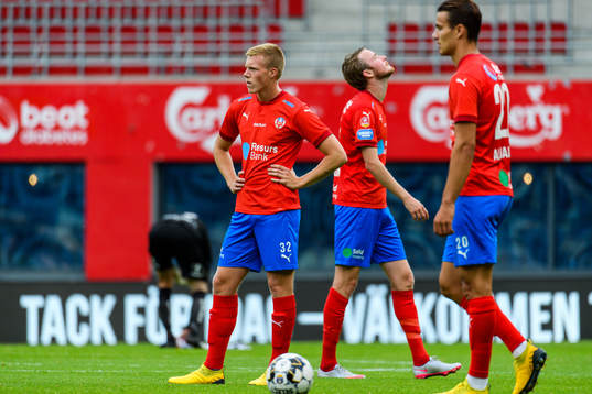 Helsingborgs Emil Hellman, Rasmus Jönsson och Assad Al
