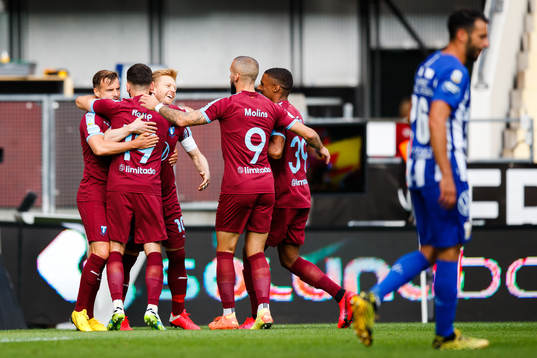 Malmö FFs Anders Christiansen jublar