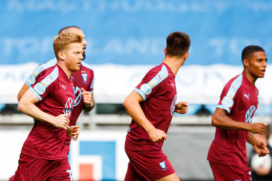 Malmö FFs Anders Christiansen jublar