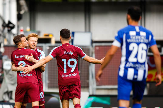 Malmö FFs Anders Christiansen jublar