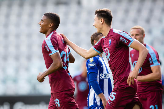 Malmö FFs Amin Sarr jublar