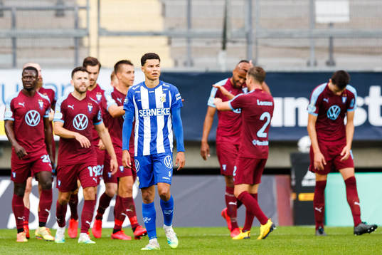 IFK Göteborgs Alexander Jallow deppar