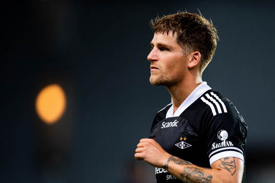 Elbasan Rashani of Rosenborg looks dejected