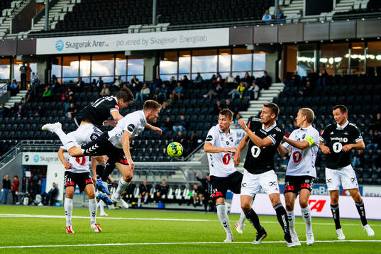 Torgeir Børven of Rosenborg and Espen Ruud of Odd
