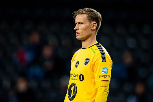Goalkeeper Sondre Rossbach of Odd