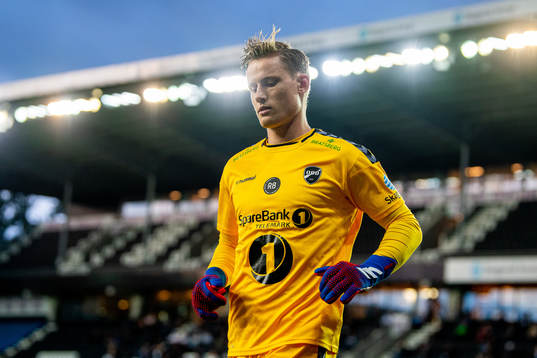 Goalkeeper Sondre Rossbach of Odd