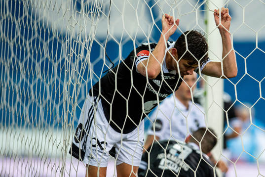 Torgeir Børven of Rosenborg reacts