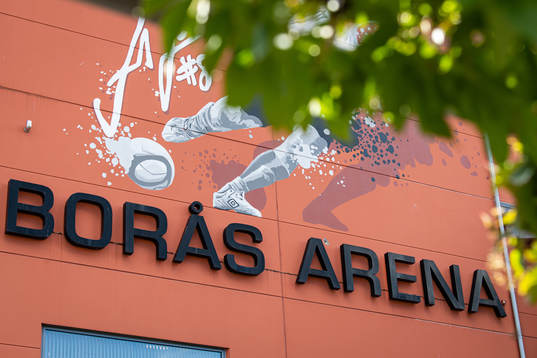 Exteriör på Borås arena
