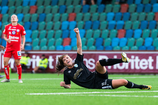 Göteborgs Pauline Hammarlund jublar