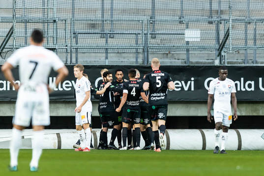 Västerås Brian Span jublar