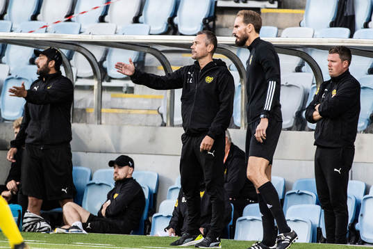 Mjällbys tränare Marcus Lantz
