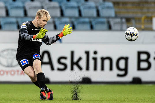 IFK Norrköpings målvakt Isak Pettersson