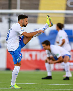 IFK Norrköpings Sead Haksabanovic och Rasmus Stensbæk