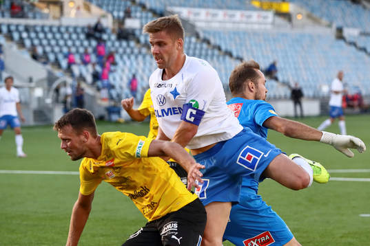 Bortdömt mål av IFK Norrköpings Christoffer Nyman