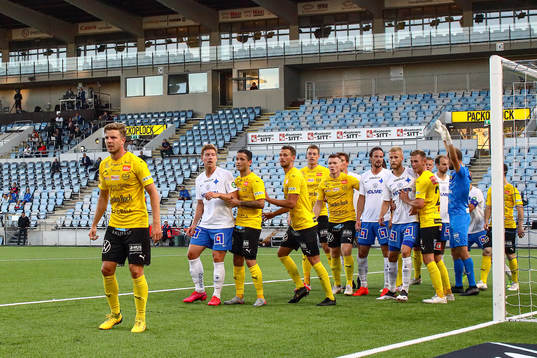 Hörna framför Mjällbys mål