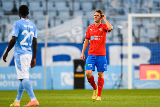 Helsingborgs Ludvig Carlius deppar