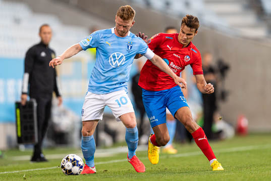 Malmö FFs Anders Christiansen och Helsingborgs Assad Al