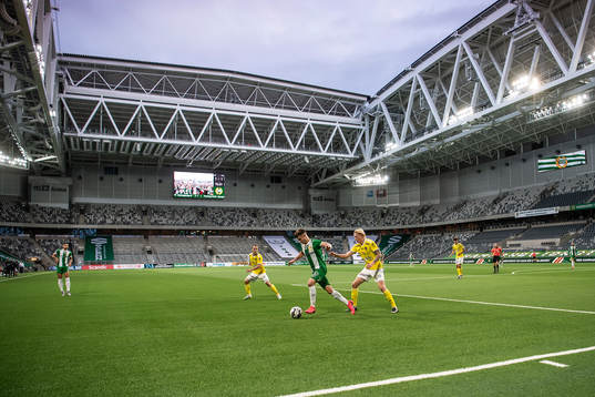 Hammarbys Alexander Kacaniklic och Falkenbergs Jacob