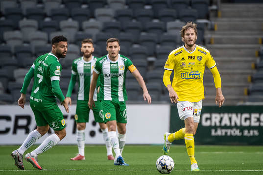 Hammarbys Imad Khalili och Falkenbergs Karl Söderström