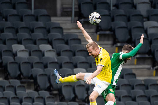 Falkenbergs Tobias Englund och Hammarbys Simon Sandberg