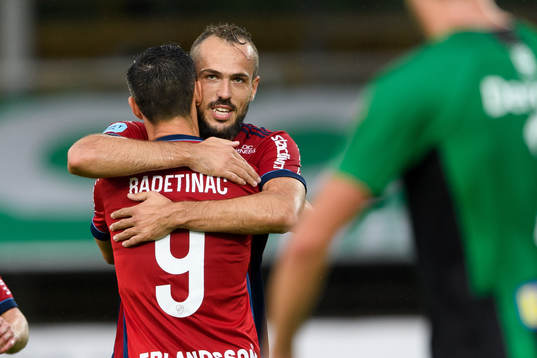 Djurgårdens Emir Kujovic jublar