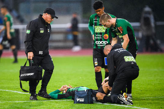 Varbergs Daniel Krezic får vård