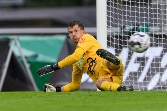 Varbergs målvakt August Strömberg