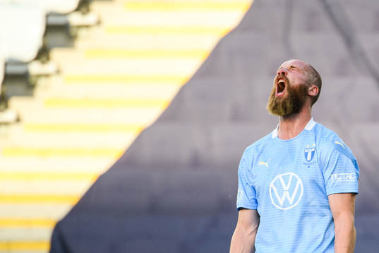 Malmö FFs Jo Inge Berget deppar