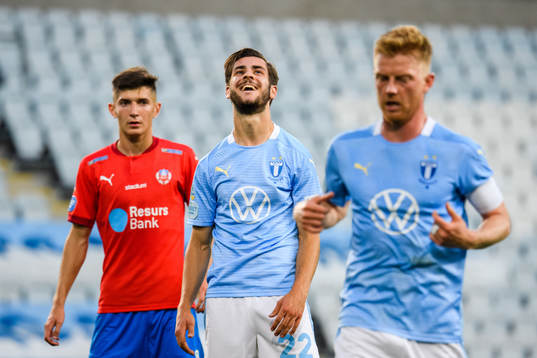 Malmö FFs Adi Nalic och Anders Christiansen