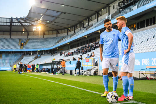 Malmö FFs Behrang Safari och Anders Christiansen