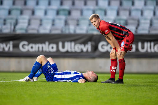 IFK Göteborgs Jakob Johansson deppar med Östersunds Eirik
