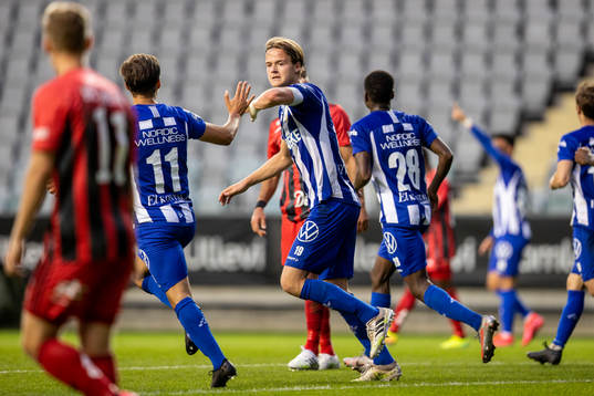 IFK Göteborgs August Erlingmark jublar