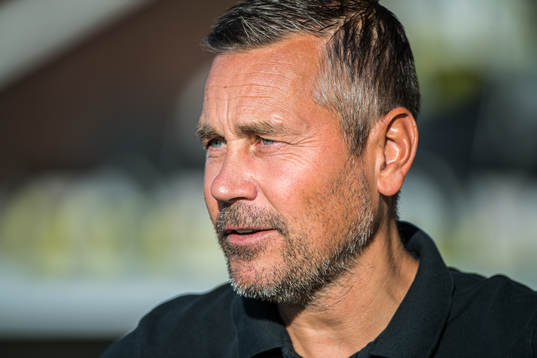 Mjällbys tränare Marcus Lantz
