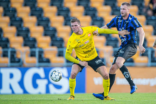 Mjällbys Jacob Bergström  och Sirius Daniel Jarl
