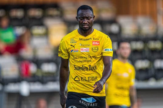 Mjällbys Moses Orwohicho Ogbu deppar