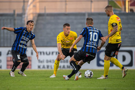 Mjällbys Jesper Löfgren, Sirius Elias Andersson och