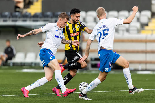 IFK Norrköpings Eric Smith och Filip Dagerstål mot