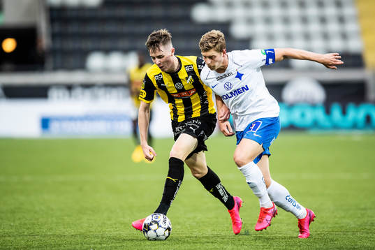 Häckens Patrik Wålemark och IFK Norrköpings Alexander