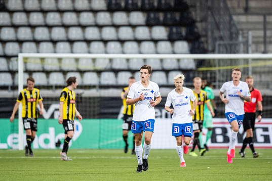 IFK Norrköpings Rasmus Stensbæk Lauritsen gör 2-1